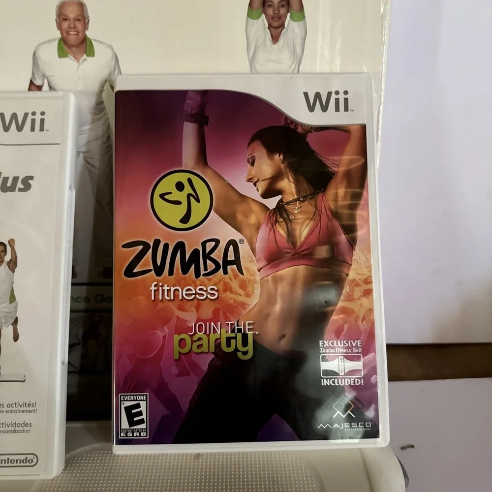 Nintendo Wii Fit Balance Board With Wii Fit Plus, Active 2, And Zumba Fitness